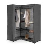 Hoekkast 1 hangkast en 10 legplanken - Afbeelding 2