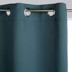 Set van 2 eendenblauwe verduisterende Woonaccessoires, Woonaccessoires>Gordijnen 135 x 240 cm