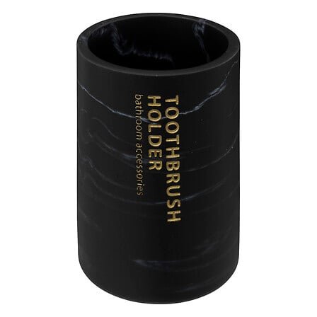 Léa zwarte tandenborstelhouder